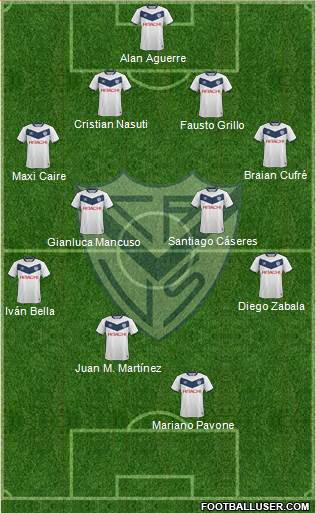 Vélez Sarsfield Formation 2017