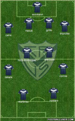 Vélez Sarsfield Formation 2017