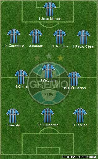 Grêmio FBPA Formation 2017