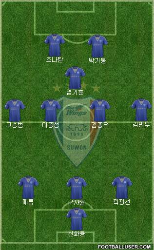 Suwon Samsung Blue Wings Formation 2017