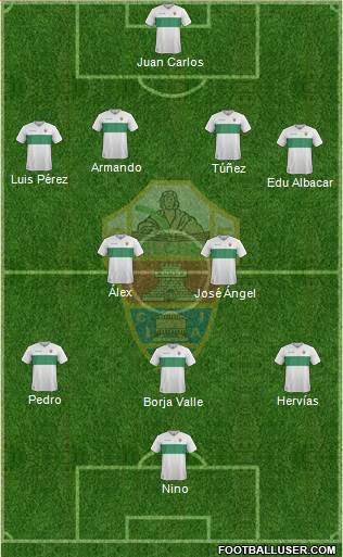 Elche C.F., S.A.D. Formation 2017