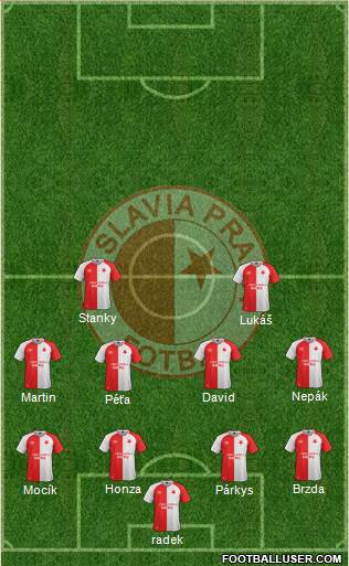 Slavia Prague Formation 2017