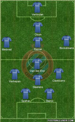 Club Brugge KV Formation 2017