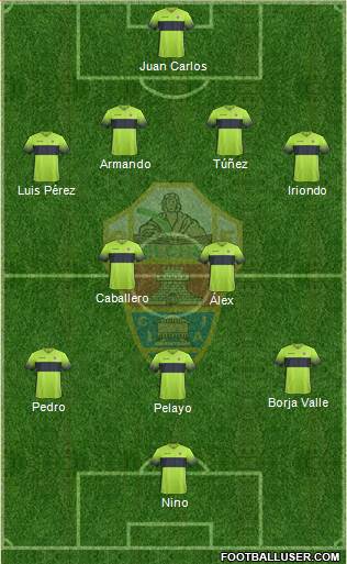 Elche C.F., S.A.D. Formation 2017