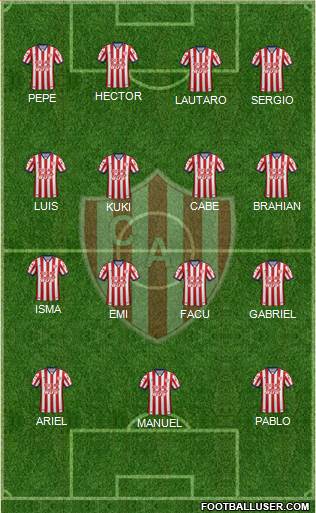 Unión de Santa Fe Formation 2017