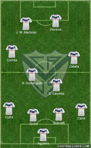 Vélez Sarsfield Formation 2017