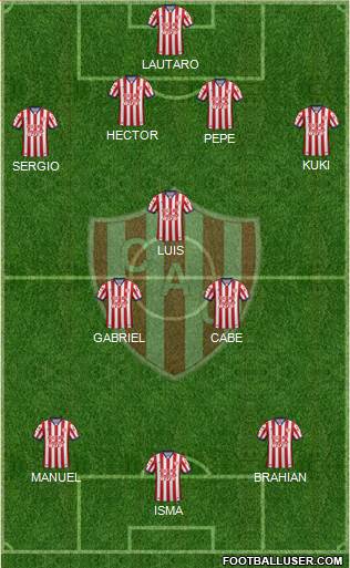 Unión de Santa Fe Formation 2017