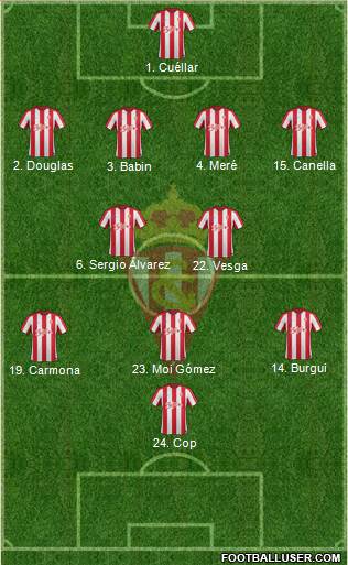 Real Sporting S.A.D. Formation 2017