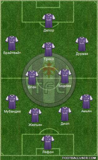 Toulouse Football Club Formation 2017