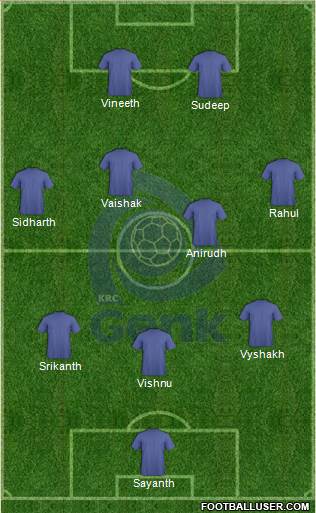 K Racing Club Genk Formation 2017