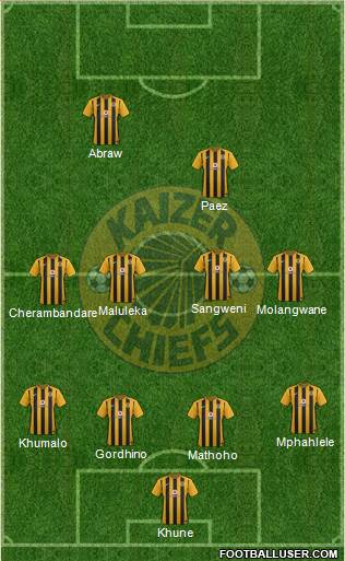 Kaizer Chiefs Formation 2017