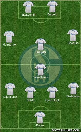 FC Schalke 04 Formation 2017