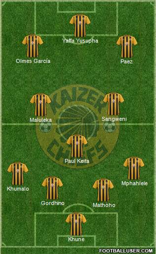 Kaizer Chiefs Formation 2017