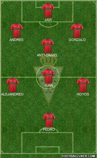 Real Murcia C.F., S.A.D. Formation 2017