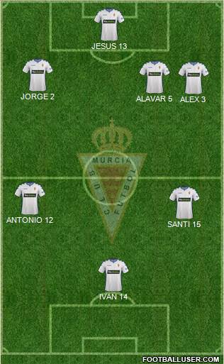 Real Murcia C.F., S.A.D. Formation 2017