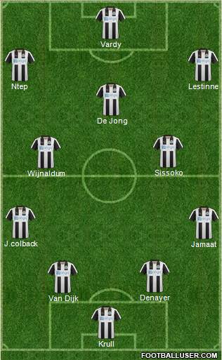 Newcastle United Formation 2017