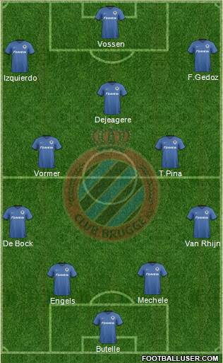 Club Brugge KV Formation 2017