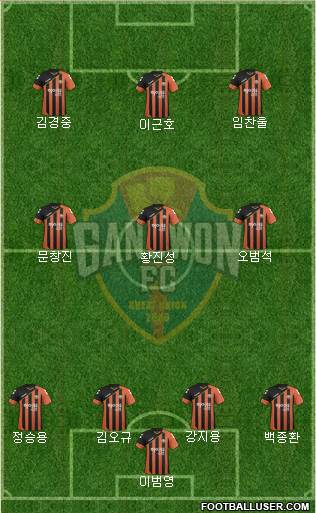 Gangwon FC Formation 2017