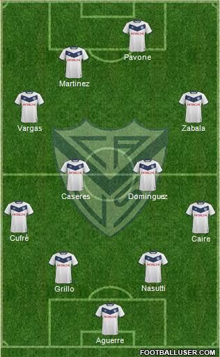 Vélez Sarsfield Formation 2017