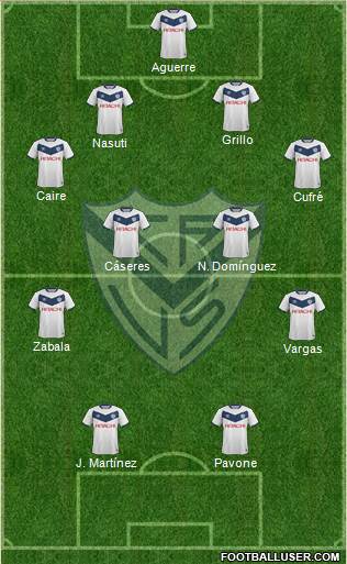 Vélez Sarsfield Formation 2017