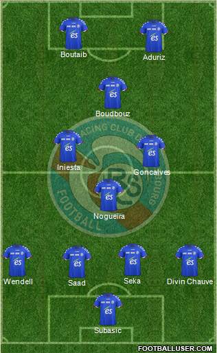 Racing Club de Strasbourg-Football Formation 2017