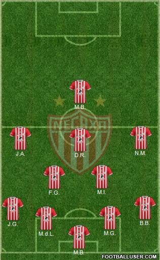 Club Deportivo Necaxa Formation 2017