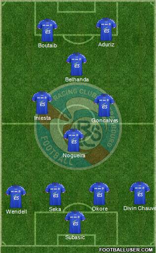 Racing Club de Strasbourg-Football Formation 2017