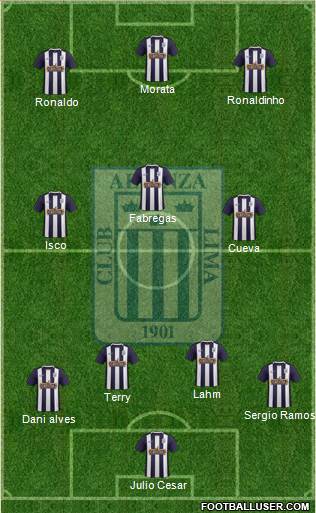 C Alianza Lima Formation 2017