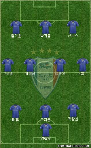 Suwon Samsung Blue Wings Formation 2017