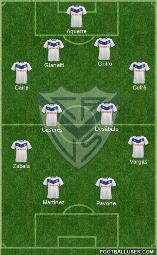 Vélez Sarsfield Formation 2017