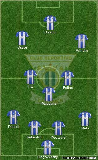 C.D. Leganés S.A.D. Formation 2017