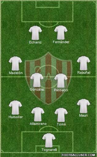 Unión de Santa Fe Formation 2017