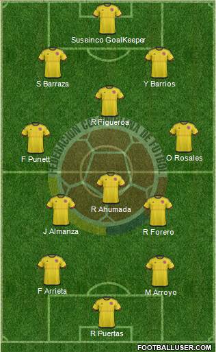 Colombia Formation 2017