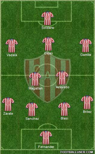 Unión de Santa Fe Formation 2017