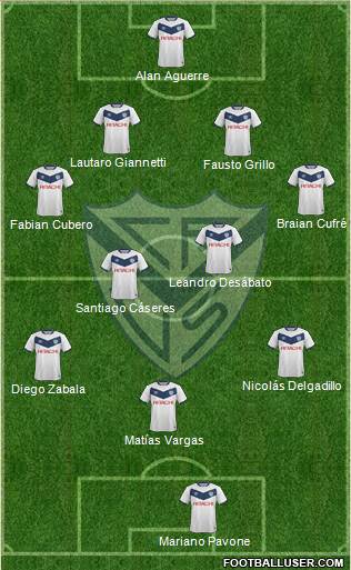 Vélez Sarsfield Formation 2017