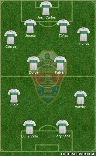 Elche C.F., S.A.D. Formation 2017