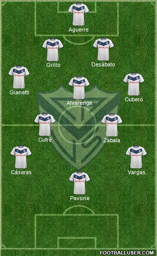 Vélez Sarsfield Formation 2017