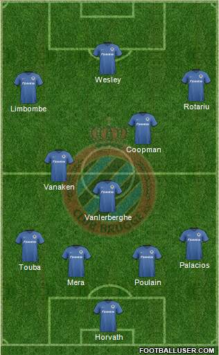 Club Brugge KV Formation 2017