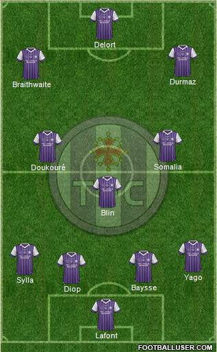 Toulouse Football Club Formation 2017