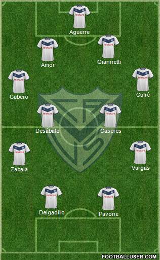 Vélez Sarsfield Formation 2017