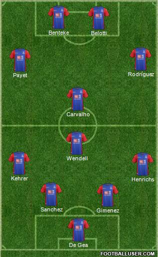 Crystal Palace Formation 2017