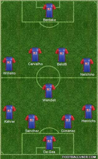 Crystal Palace Formation 2017