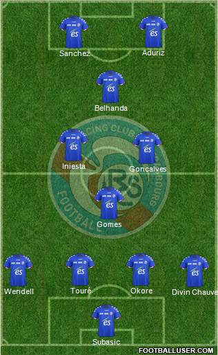 Racing Club de Strasbourg-Football Formation 2017