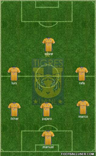 Club Universitario de Nuevo León Formation 2017