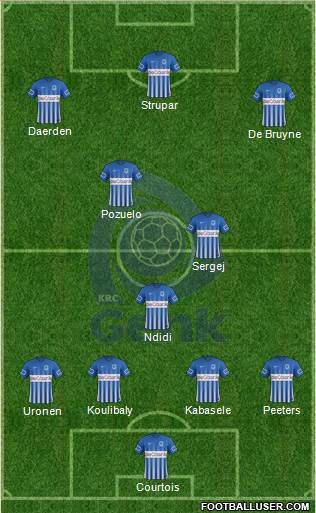 K Racing Club Genk Formation 2017