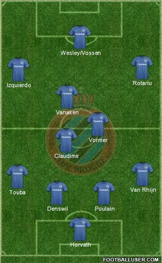 Club Brugge KV Formation 2017