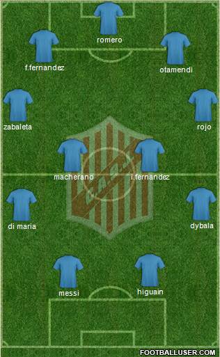 9 de Julio Formation 2017