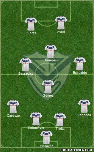 Vélez Sarsfield Formation 2017