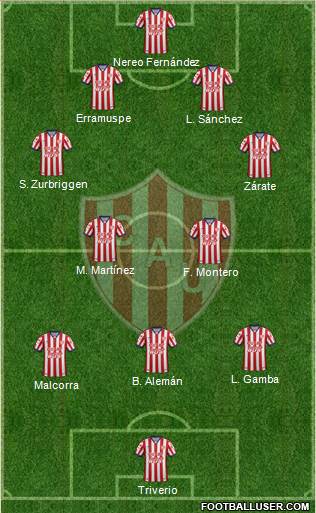 Unión de Santa Fe Formation 2017