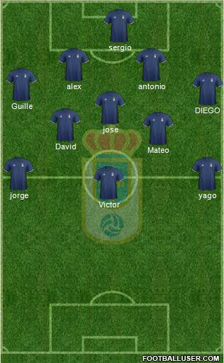 Real Oviedo S.A.D. Formation 2017